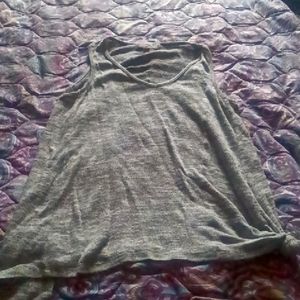 Grey sweater tank